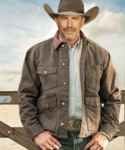 John Dutton Yellowstone Season 5 Cowboy Jacket