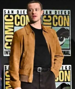 Joseph Quinn The Fantastic Four First Steps Brown Leather Jacket