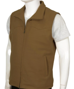 Kevin Costner Yellowstone Leather Vest