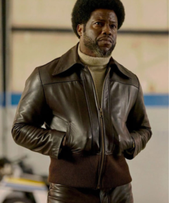 Fight Night The Million Dollar Heist 2024 Brown Leather Jacket