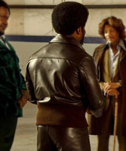 Fight Night The Million Dollar Heist 2024 Brown Leather Jacket