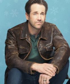 Niall Matter This Time Each Year Brown Leather Jacket