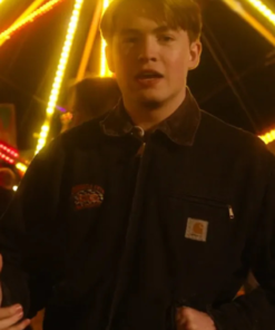 Nick Nelson Heartstopper Tv Series S03 Black Cotton Jacket