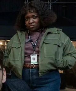 Dag The Franchise Green Cotton Hooded Jacket