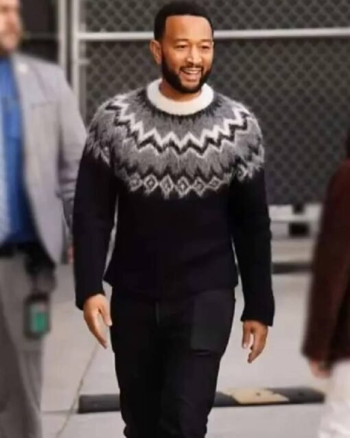 Los Angeles Jimmy Kimmel Live Show John Legend Sweater