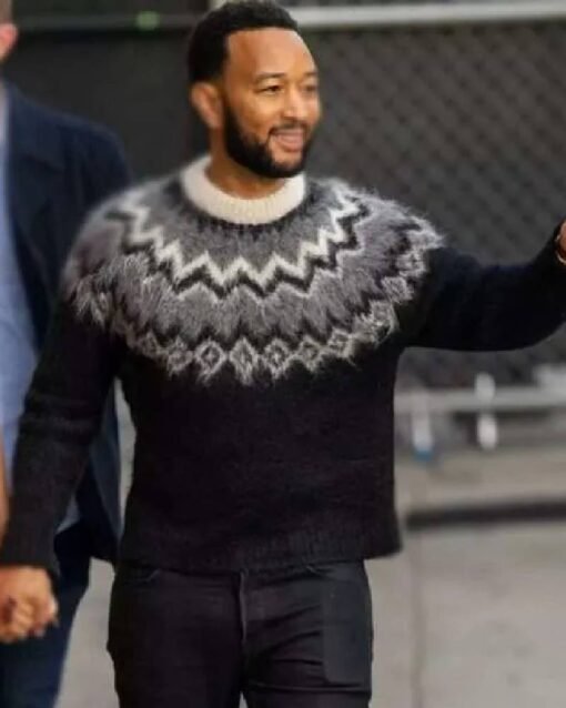 Los Angeles Jimmy Kimmel Live Show John Legend Sweater