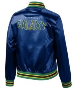 Mls La Galaxy Royal Blue Satin Jacket