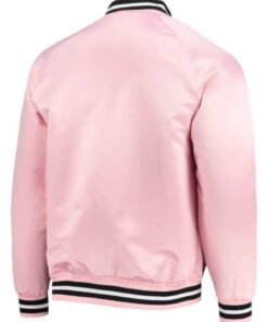 MLS Team Inter Miami CF Pink Satin Jacket