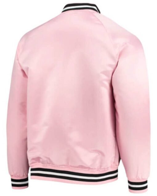 MLS Team Inter Miami CF Pink Satin Jacket