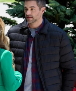 Brant Daugherty Trivia At St. Nick’s Black Puffer Quilted Jacket