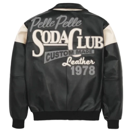 Pelle Pelle Soda Club Plush Black Jacket | Pelle Pelle Jacket