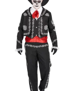 Mens Mexican Day Of The Dead Costume