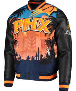 Men’s Pro Standard Black Phoenix Remix Varsity Jacket