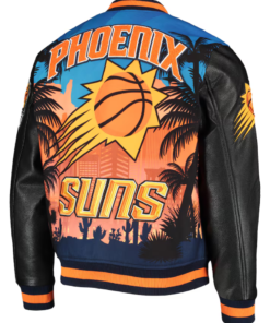 Men’s Pro Standard Black Phoenix Remix Varsity Jacket