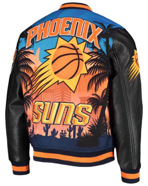 Men’s Pro Standard Black Phoenix Remix Varsity Jacket