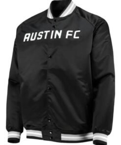 MLS Black Austin Football Club Satin Jacket