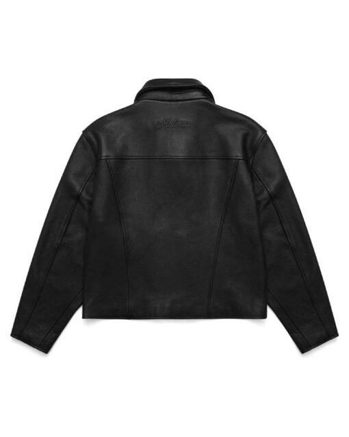 Mutimer Black Leather Jacket