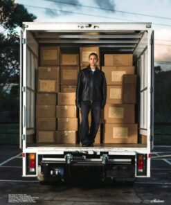 Mutimer Black Leather Jacket