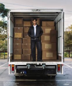 Mutimer Black Leather Jacket