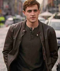 Normal People Connell Brown Leather Jacket