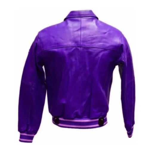 Pelle Pelle Star 1978 Purple Leather Jacket