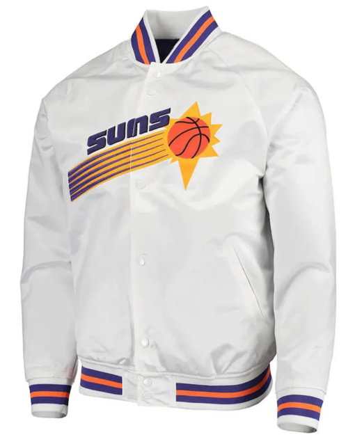 Phoenix Suns Throwback White Jacket