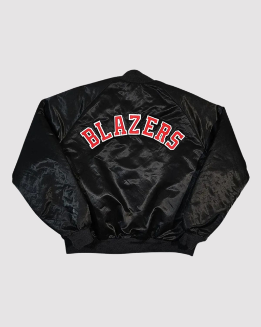 Portland Trail Blazers 80’s Bomber Satin Jacket