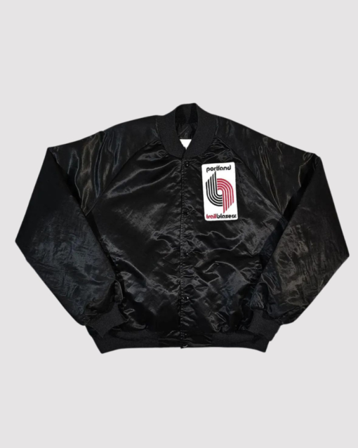 Portland Trail Blazers 80’s Bomber Satin Jacket