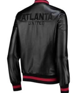 MLS Atlanta United FC Black Leather Jacket