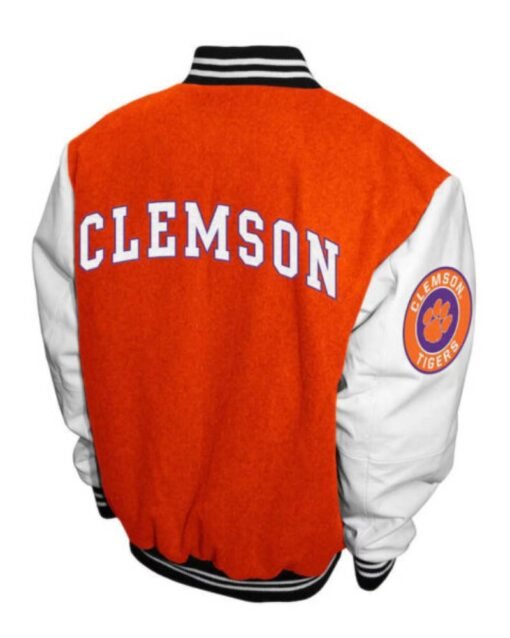 NCAA Clemson Tigers Graduate Full-Snap Varsity Jacket