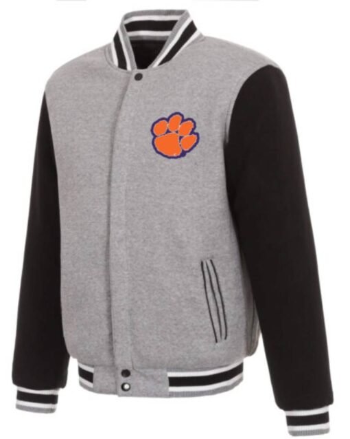 NCCA Clemson Tigers Two-Tone Wool Jacket