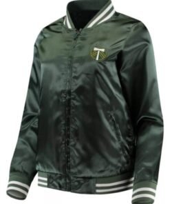 MLS Team Portland Timbers Green Satin Jacket
