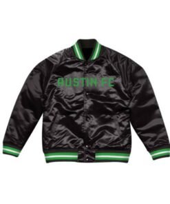 MLS Austin Football Club Black Satin Jacket