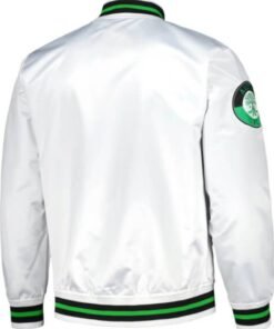 White MLS Team Austin FC Satin Jacket