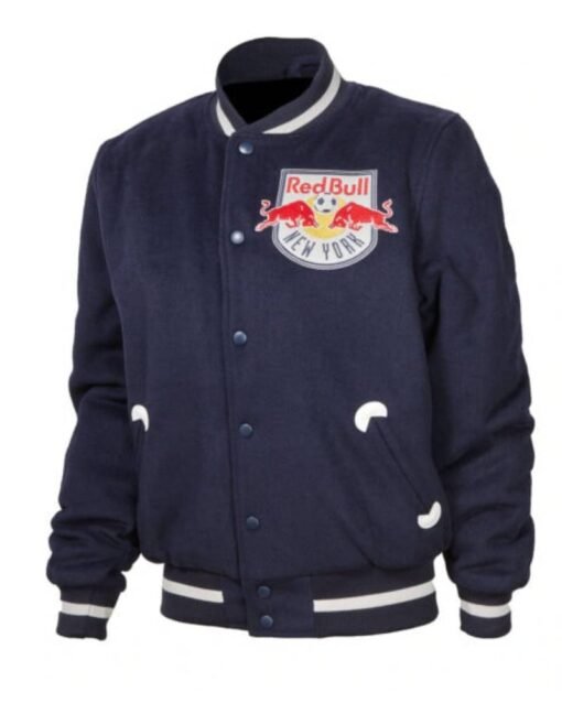 MLS Team New York Red Bulls Blue Wool Jacket