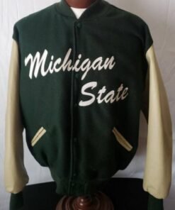 Michigan State Spartans Delong Letterman Varsity Jacket
