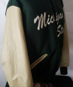 Michigan State Spartans Delong Letterman Varsity Jacket