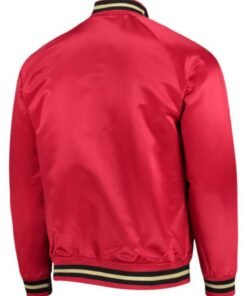 MLS Team Atlanta United Fc Red Satin Jacket