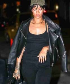 Rihanna Motorcycle Leather Jacket