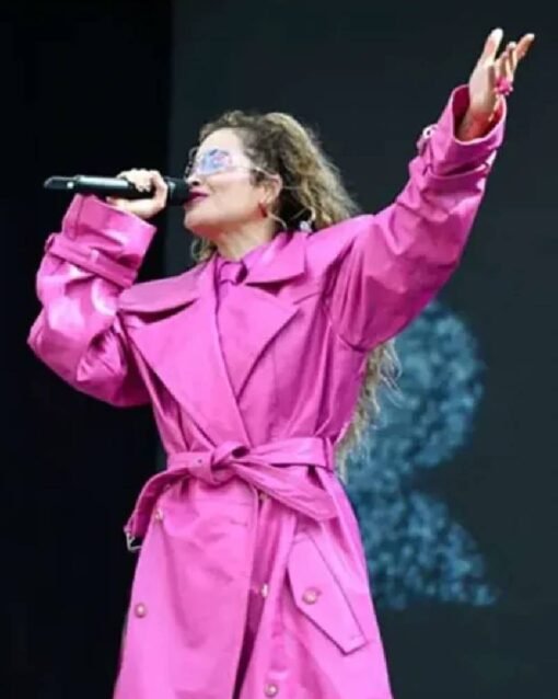 Rita Ora London Pride 2023 Pink Overcoat