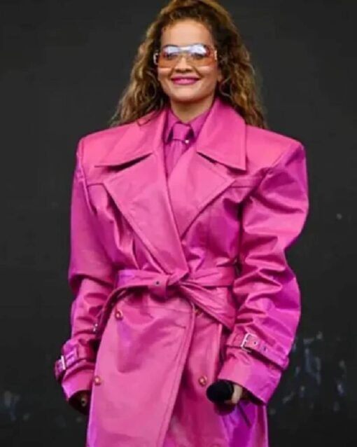 Rita Ora London Pride 2023 Pink Overcoat