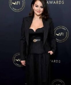 Selena Gomez AFI Awards Pinstripe Blazer