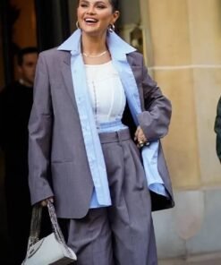 Selena Gomez Lapel Style Blazer