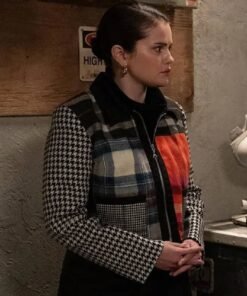 Selena Gomez Tartan Jacket