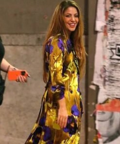 Shakira Monotonia Floral Trench Coat