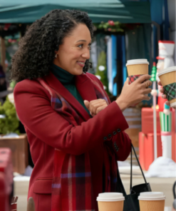 Scouting For Christmas Tamera Mowry-housley Red Coat