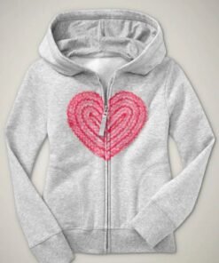 Taylor Swift Gap Heart Gery Hoodie