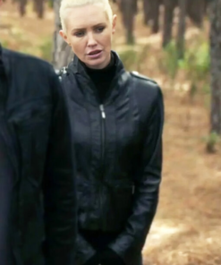 Nicky Whelan 72 Hours 2024 Black Jacket