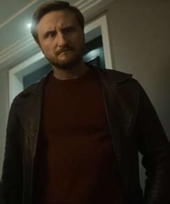 Michael Kranz The Signal Brown Leather Coat