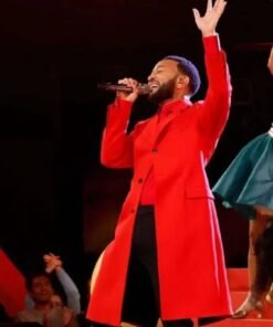 The Voice John Legend Red Coat